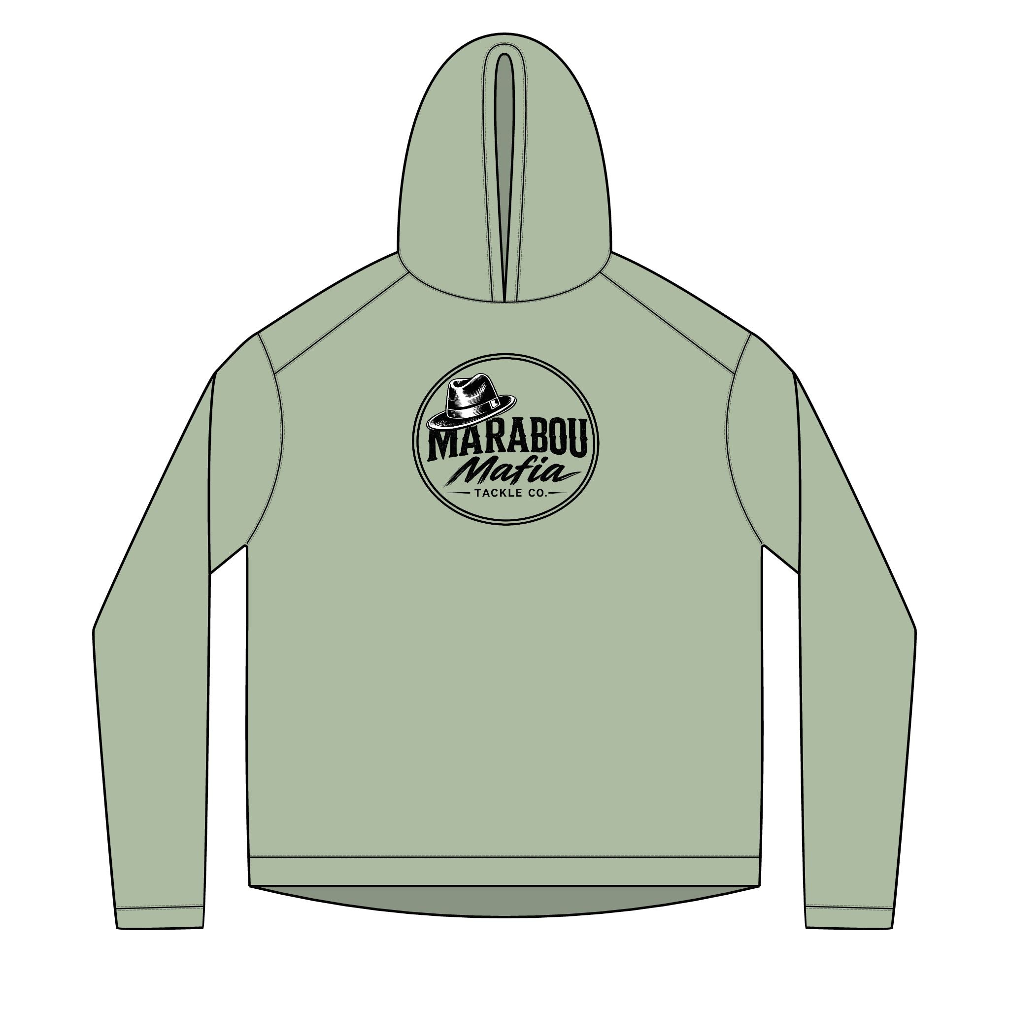 Marabou Mafia Solar Hoodie – Fishing Logo Pullover