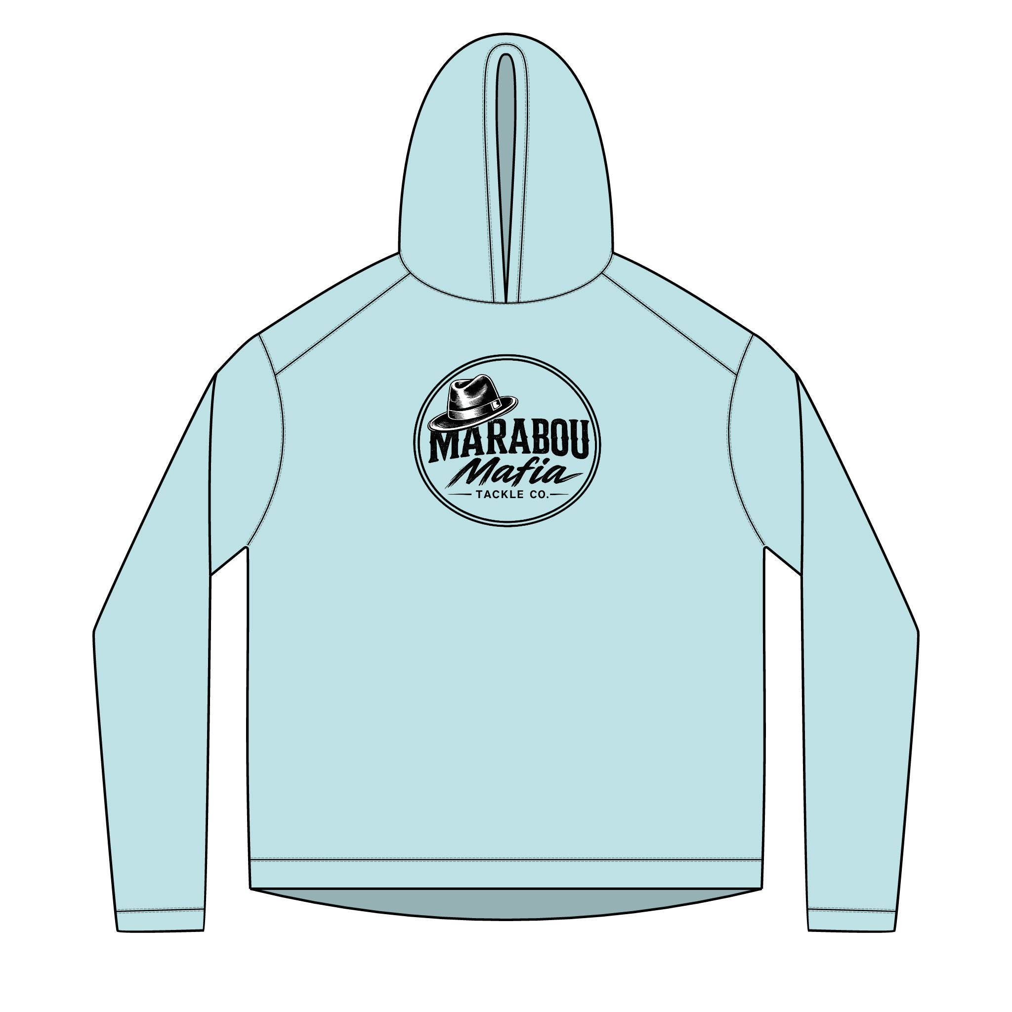 Marabou Mafia Solar Hoodie – Fishing Logo Pullover