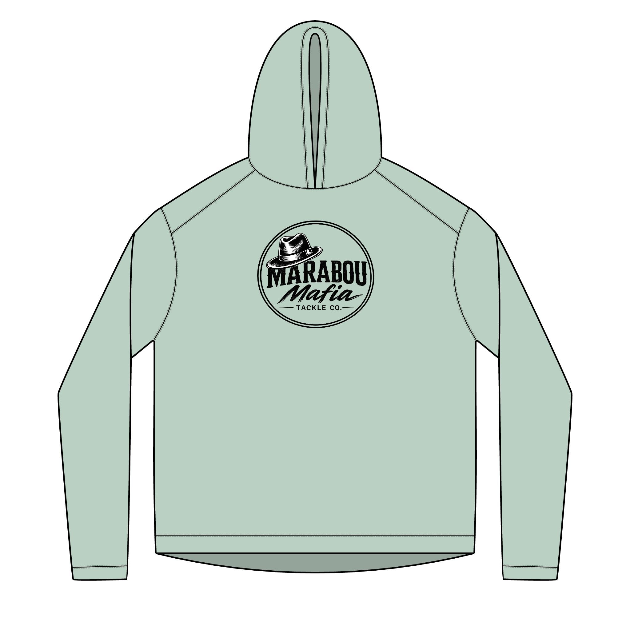 Marabou Mafia Solar Hoodie – Fishing Logo Pullover