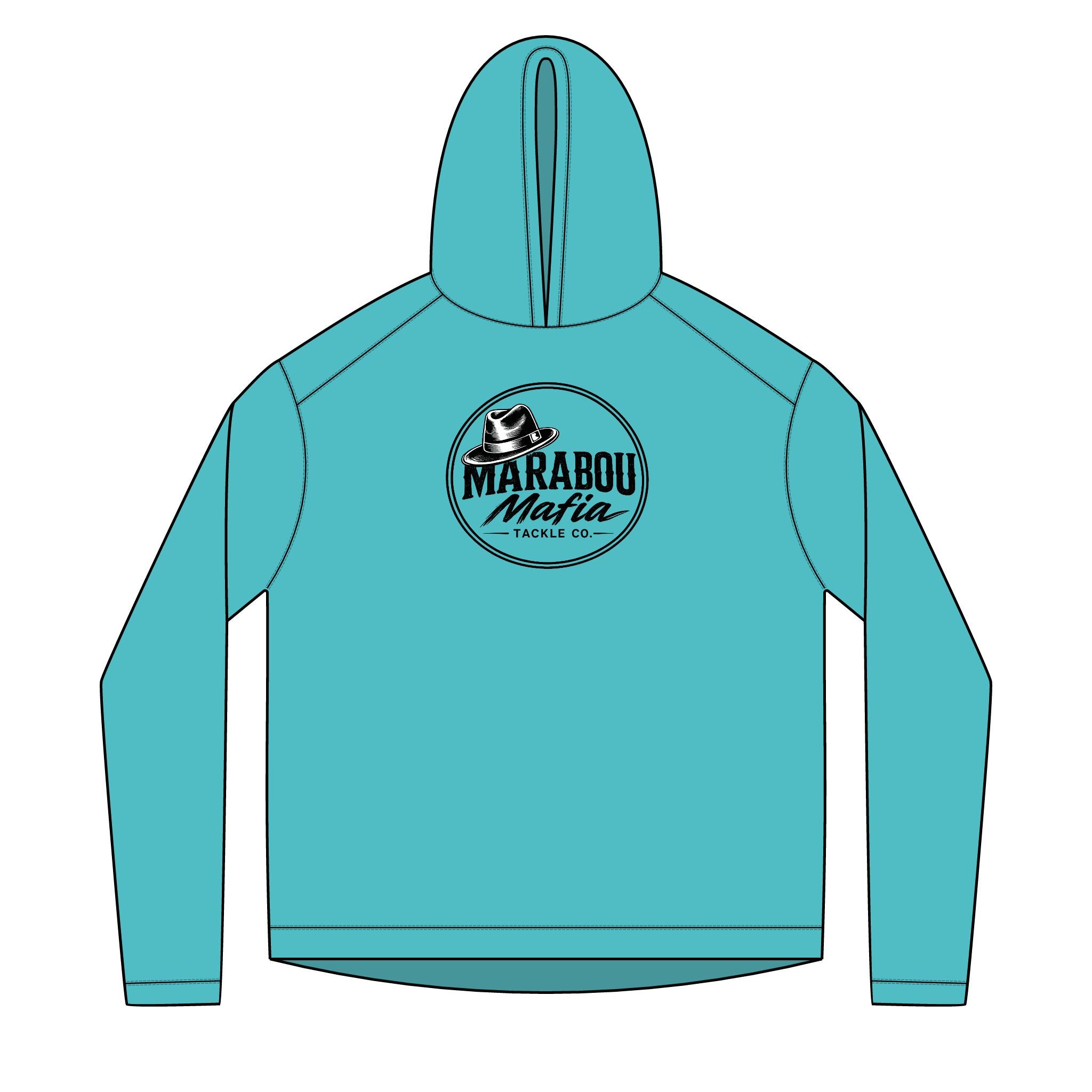 Marabou Mafia Solar Hoodie – Fishing Logo Pullover