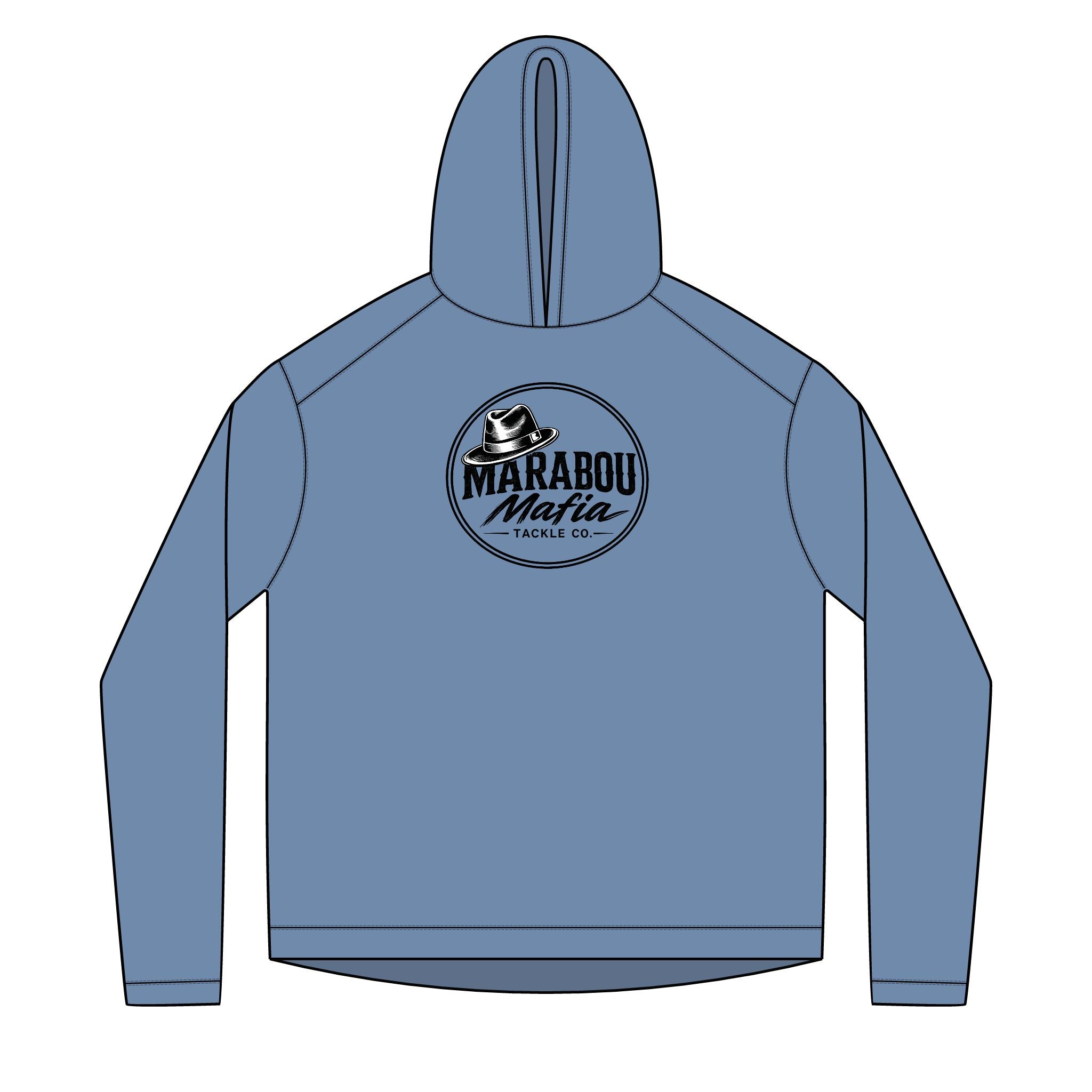 Marabou Mafia Solar Hoodie – Fishing Logo Pullover