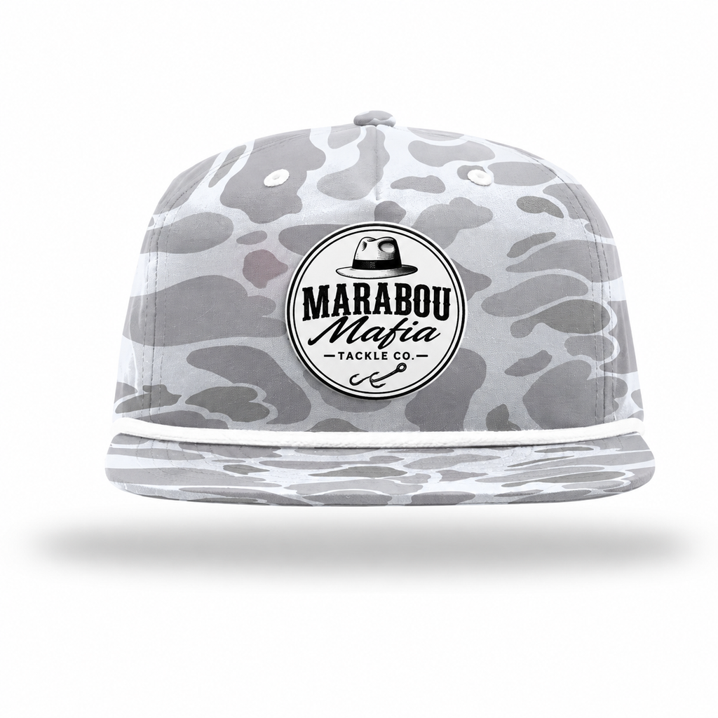 Marabou Mafia Tackle Co. Snapback Hat – Vintage Fishing Cap