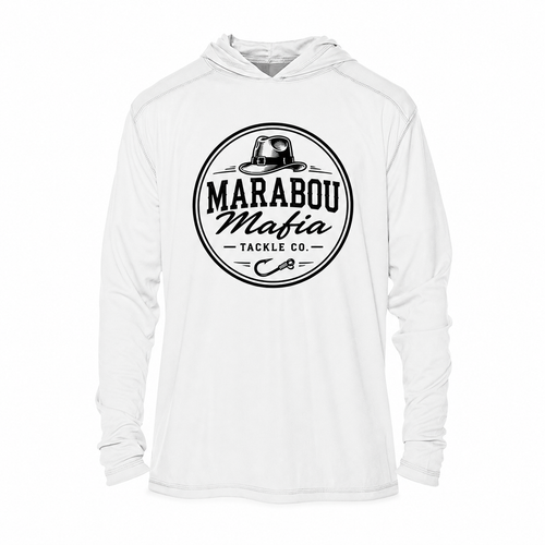 Marabou Mafia Solar Hoodie – Fishing Logo Pullover